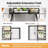 Extendable Dish Rack, Large Sink Drying Dish Drainer For Kitchen Counter-114597372