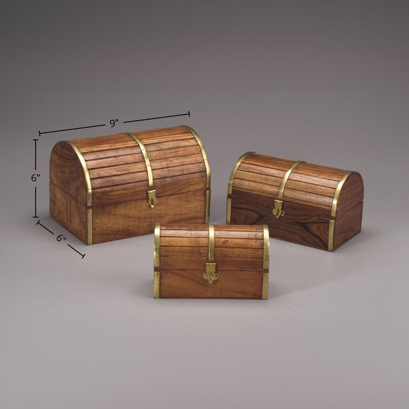 Ensemble de boîtes décoratives 3 pièces