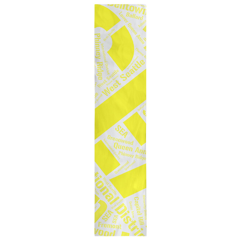 Chemin de table, 90 po x 16 po, Jaune, Seattle