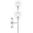 Rossana Steel Armed Sconce