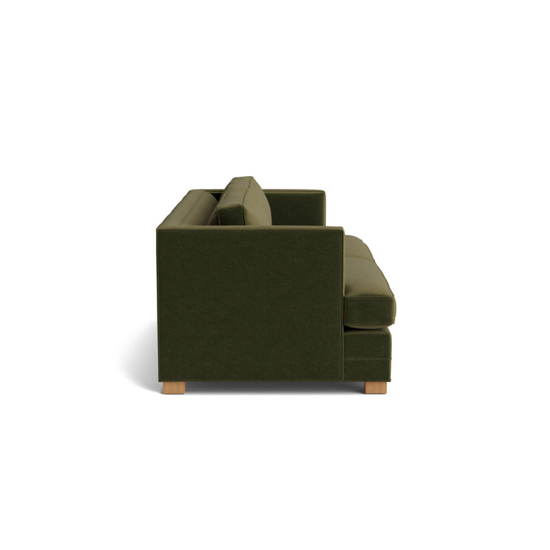 Keaton No Nail 84 Sofa, Performance Velvet - Balsam, Natural