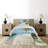 Hypnotic Coastal Polyester Coverlet-1689541869