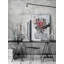 Coquelicots et papillons-reproduction sur toile tendue-50109917