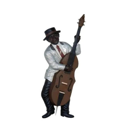 Statue de joueur de guitare Bradynn