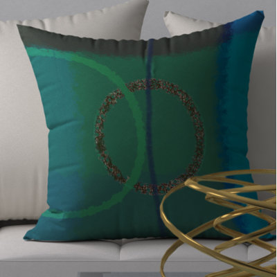 Abstract Reversible Throw Pillow
