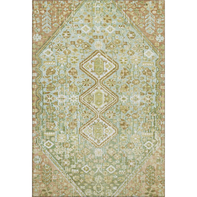 Premium Machine Washable Ashington AMF1834 Aztec Rug