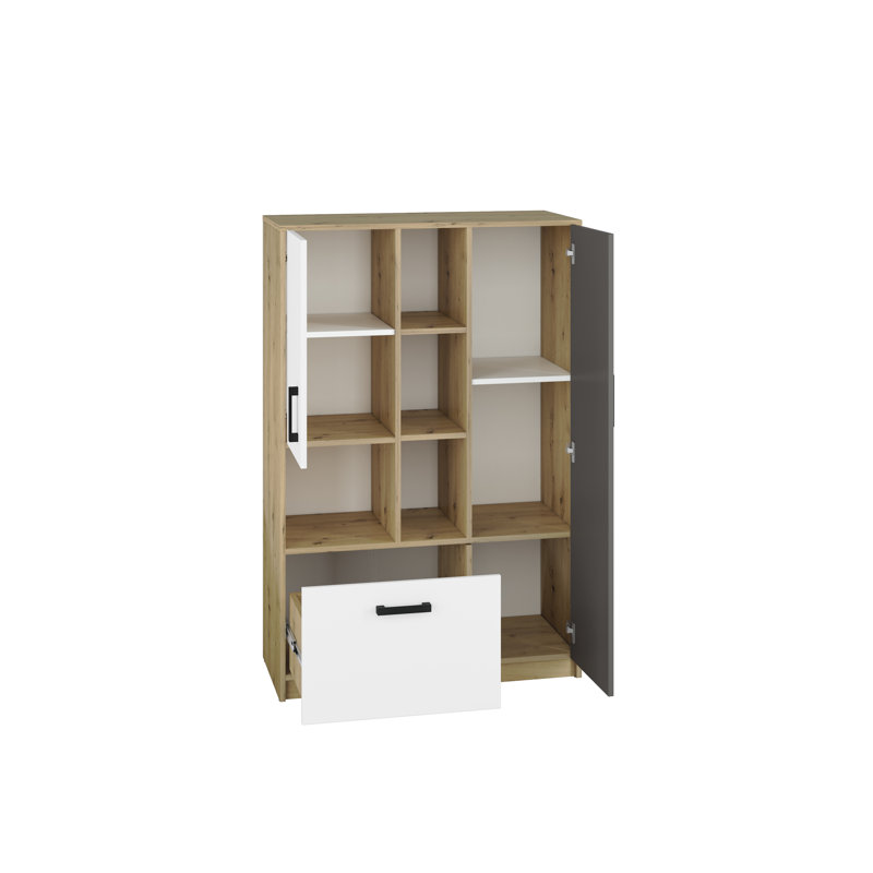 139cm H x 92cm W Geometric Bookcase