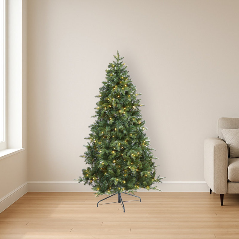 Lighted Artificial Christmas Tree, 6' H