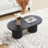 Table basse ovale simple 39,38 po