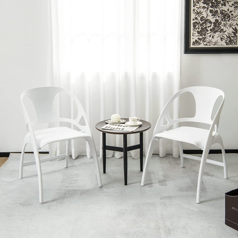 Adalgira Slat Back Folding Side Chair, White
