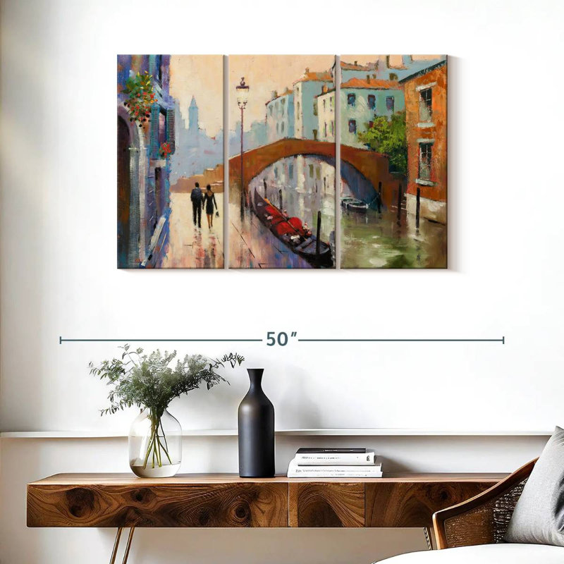 Doux crépuscule Aime de Venise, H 24 po x l 38 po