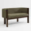 Causeuse compacte à deux places avec structure en bois massif et tissu en polyester-2093857998-2093857996