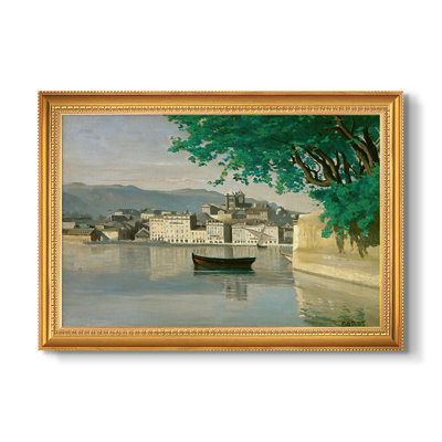 Vue de Genève d'une partie de la ville, c. 1834-1835-Jean-Baptiste-Camille Corot-Toile encadrée sur mesure