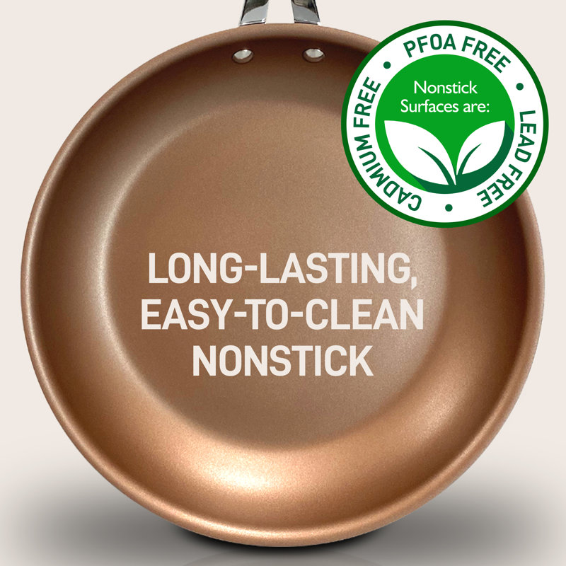 NutriChef Aluminum Non Stick 8"