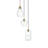 Merrick 3-Light Cluster Geometric and Cylinder Pendant-1754390053-1825659227