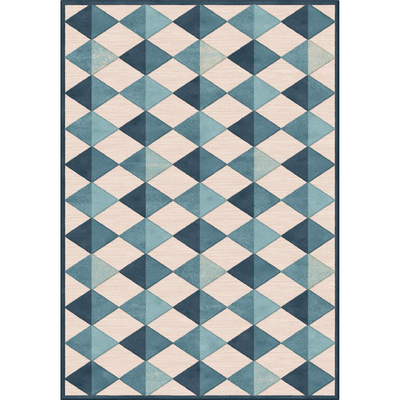 Garibay Geometric Viscose Area Rug, Rectangle 120 x 170cm