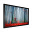 Mystic Red Forest Autumn Landscape II - œuvre d'art traditionnelle sur toile-1091839316-1091839317