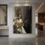 Le joueur de guitare - Toile tendue avec châssis par Jean Vermeer-1624330424