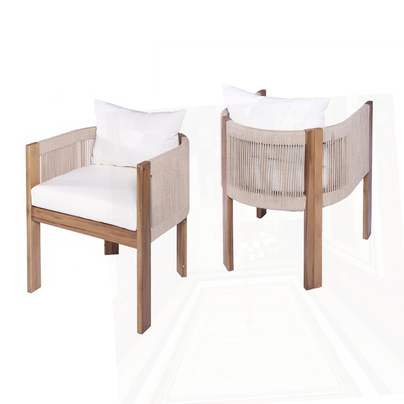 Chaise d'appoint de patio (ensemble de 2)
