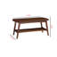 Table basse moderne en noyer foncé Montreux