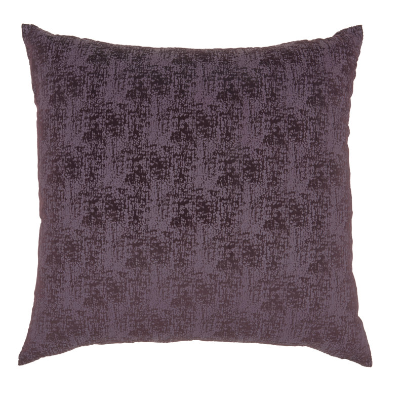  Square Pillow Cover and Insert, Plum