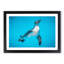 Swimming Penguin - Picture Frame Painting Print-55616727-55616730