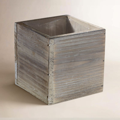 Boîte à fleurs en bois 