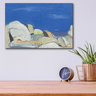 «Joshua Tree Boulders» par Jan Weiss, art mural en verre acrylique
