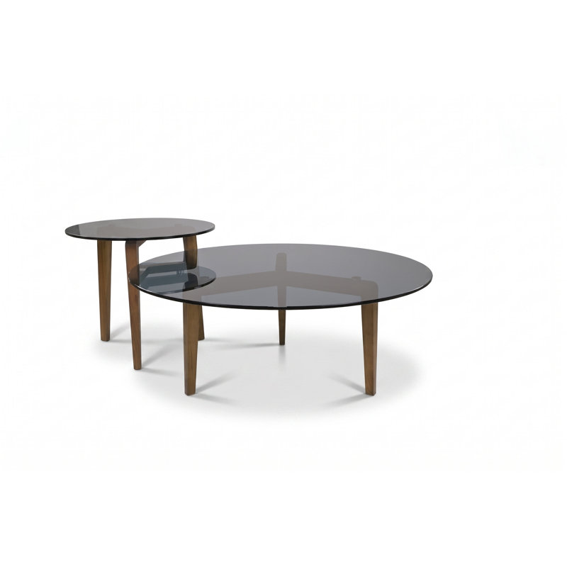 Mineo Solid Wood Round Coffee Table
