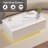 High Glossy Led Coffee Table, Led Coffee Table With 2 Drawers, Modern Coffee Table For Living Room, Black Coffee Table 41.33" W X 23.62" D-1413249869