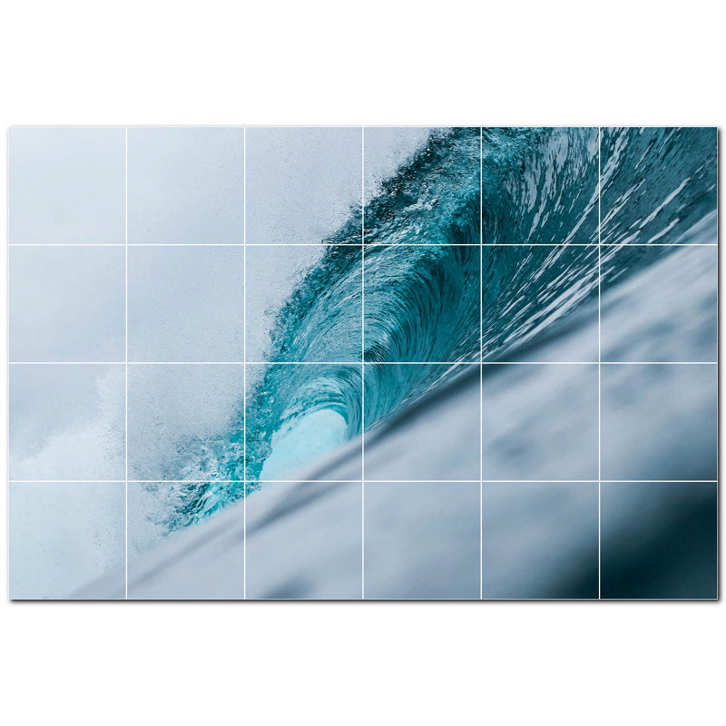 Vagues photo 12 x 12