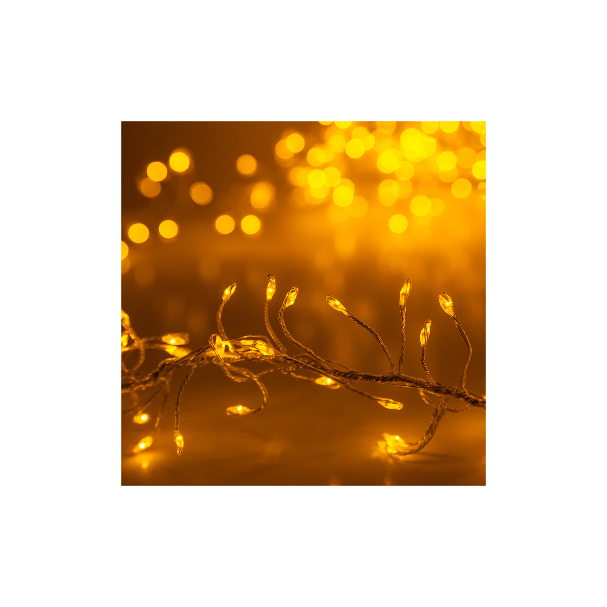 96'' LED String Lights, Gold