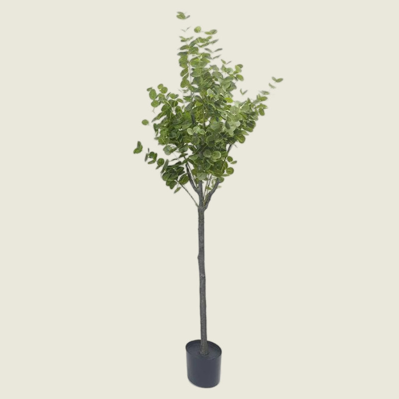 Forest Faux Eucalyptus Tree for Indoor Office House, Garden Decor, 59.06" H x 19.69" W x 19.69" D