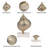 Figurine Metal and Marble Coastal Shell Design with Modern Spiraling Form on Solid Stone Base Inspired by Contemporary Nautical Trends in Mixed Materials Woods and Metals for Stylish Accent Decor-1163792284