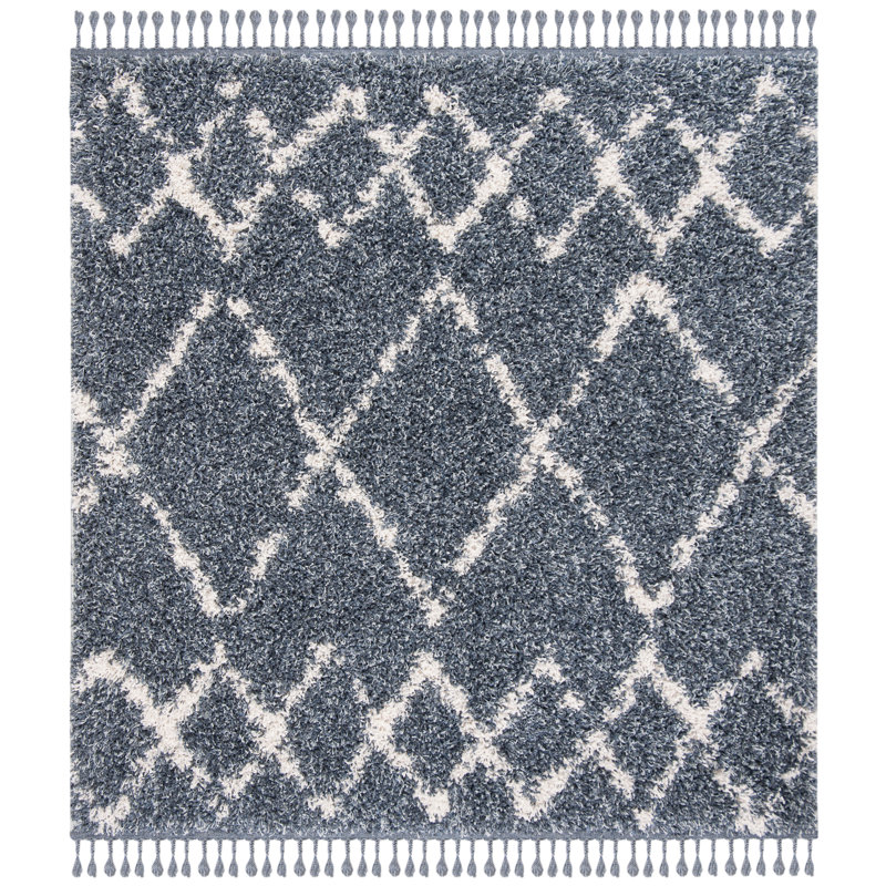 Tapis à poils longs Hollington Pro Lux, Carré 6 pi 7 po
