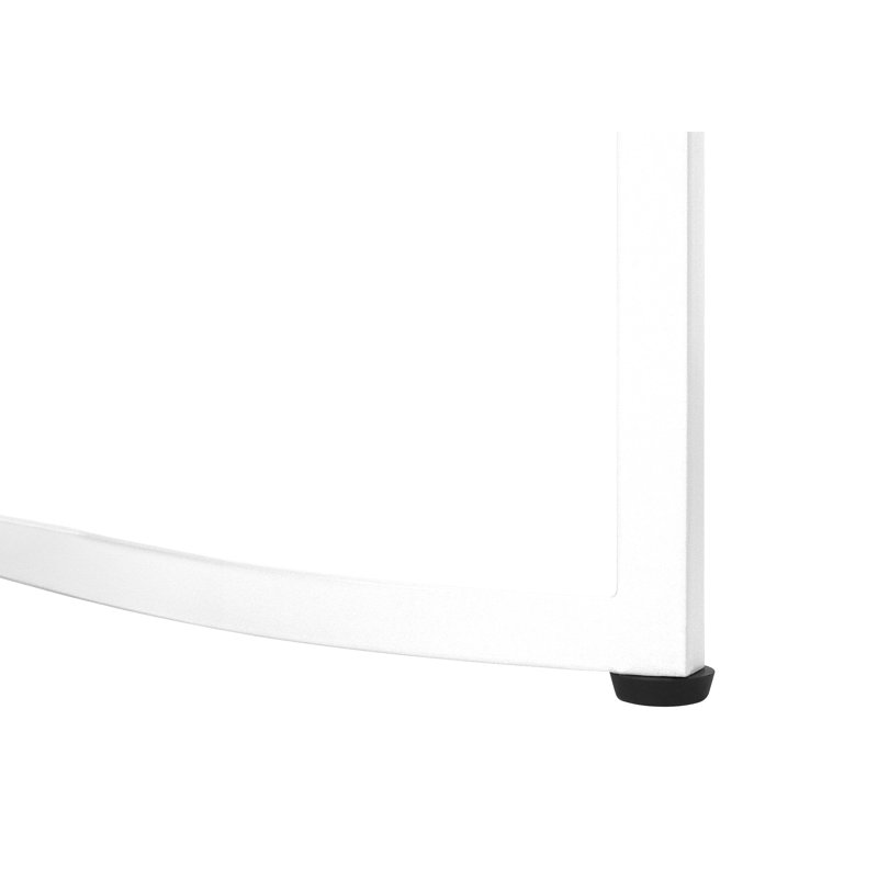Console polyvalente en bois avec rangement et attrait décoratif, Blanc, Blanc