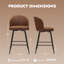 Ensemble de 3 tabourets de bar pivotants à 360 °-1630115555-1850157871