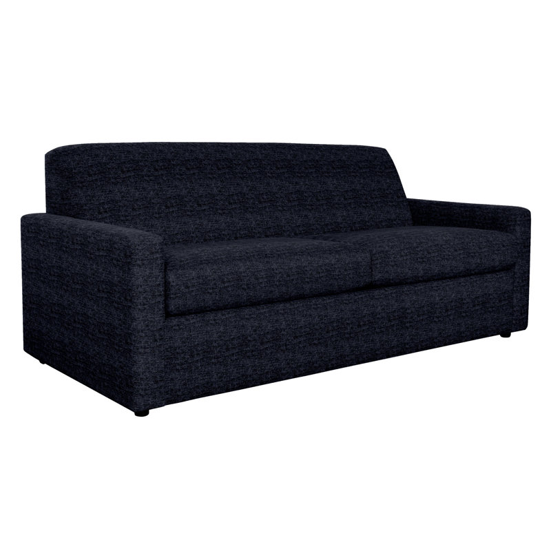 Wells 76.5" Square Arm Sofa Bed with Reversible Cushions, Static Harmony, Innerspring