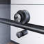 Porte de douche demi-cadre l 58,5 "- 60" x H 62 "