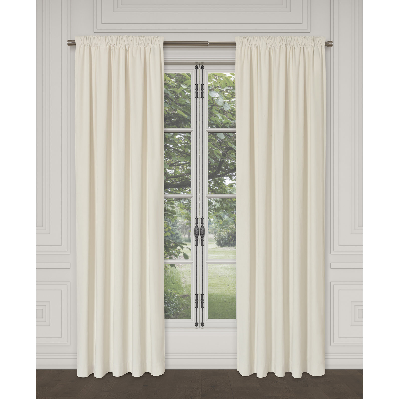 Staton Window Rod, 28" - 48", Silver