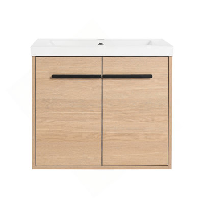 Ensemble de meuble-lavabo en résine Oak