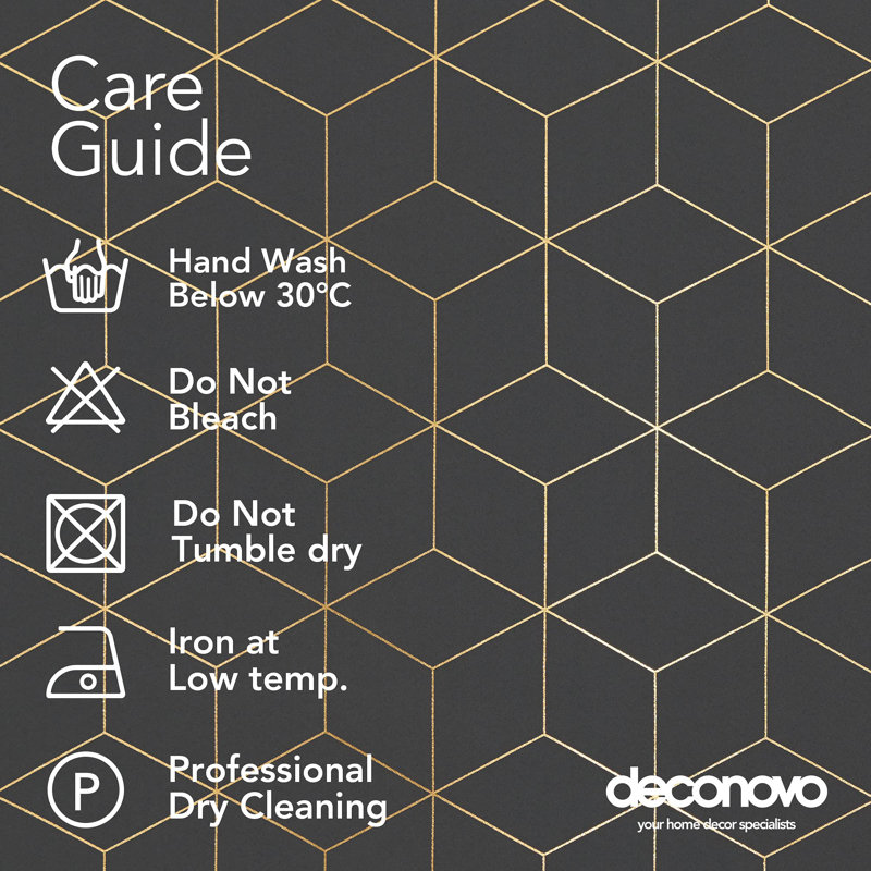 Malone Room Darkening Thermal Curtain, Width 117 x Drop 183cm, Dark Grey