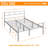 Graceful Scroll Platform Bed with Multiple Size and Color-2103365499-2061060800