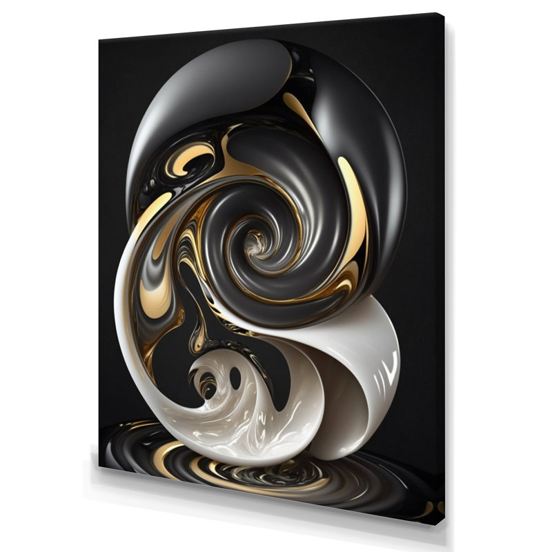 Liquide blanc vitrail I - reproduction sur toile, H 20 po x l 12 po x P 1 po, Toile tendue