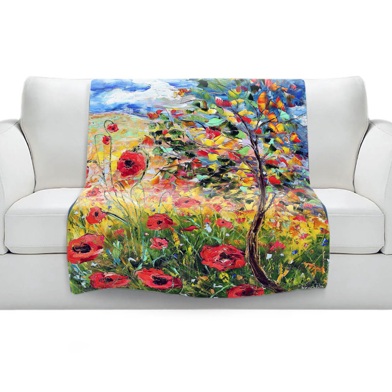 Couverture sherpa douce provence, l 51 po x L 60 po