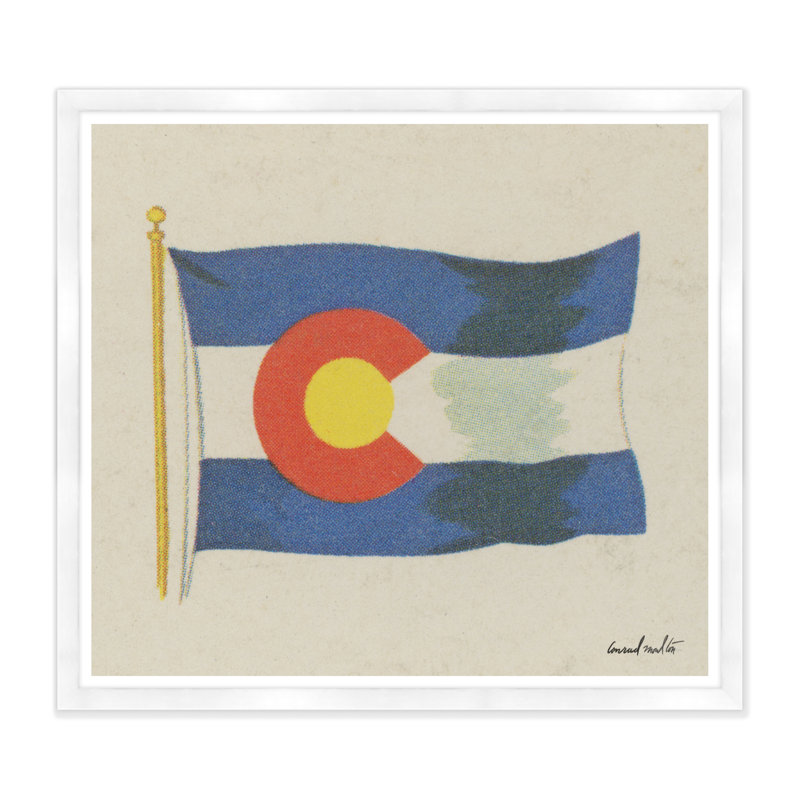 Colorado - reproduction de cadre photo, Blanc