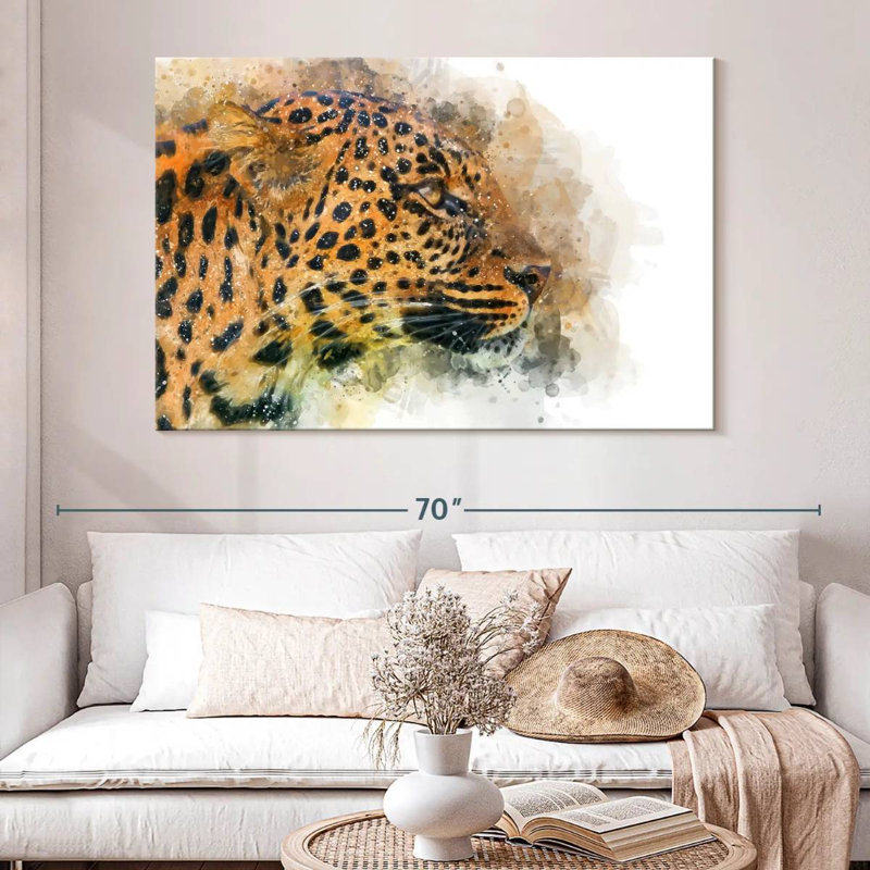 Brampt Wild Cat, 34" H x 51" W