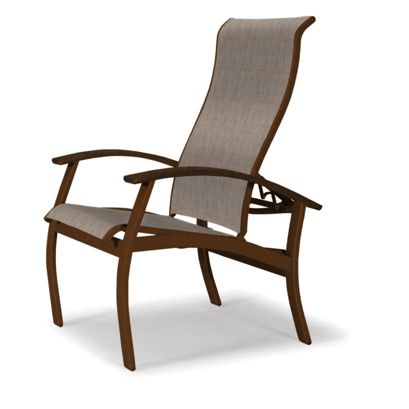 Chaise de patio Askar, Taupe Harper Sunbrella®, Kona, Kona texturé
