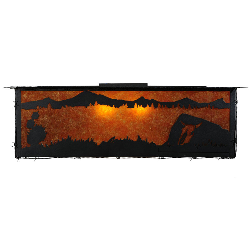 Rustic Lodge 12 - Light Flush Mount