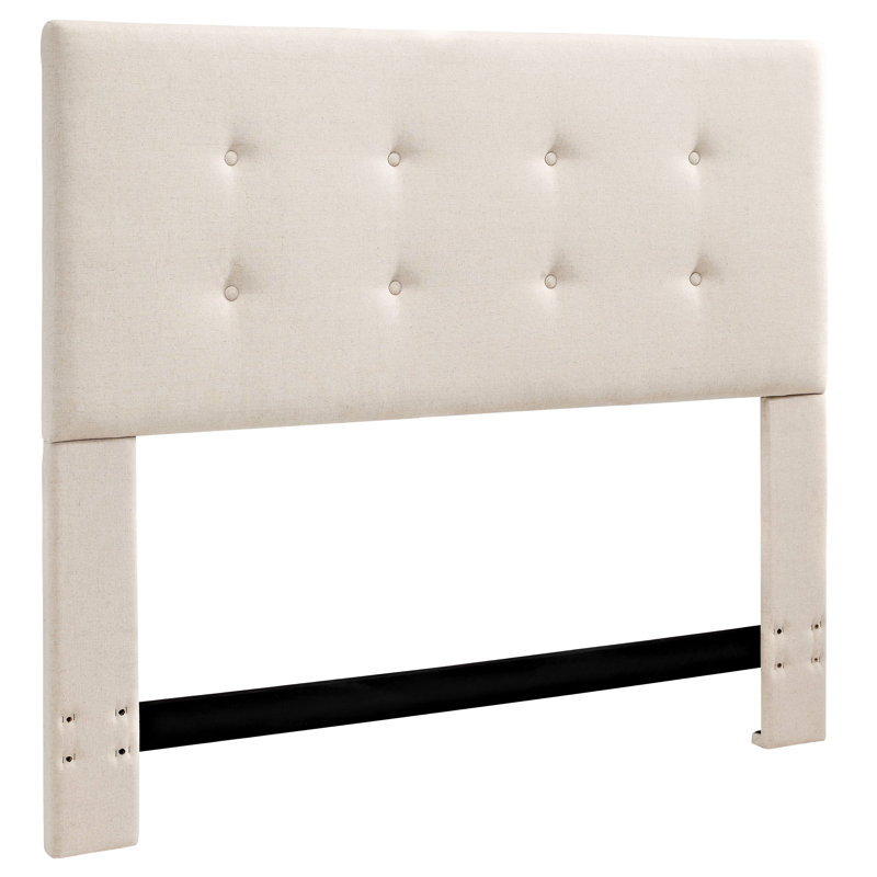 Bates Upholstered Linen Panel Headboard, Full/Queen